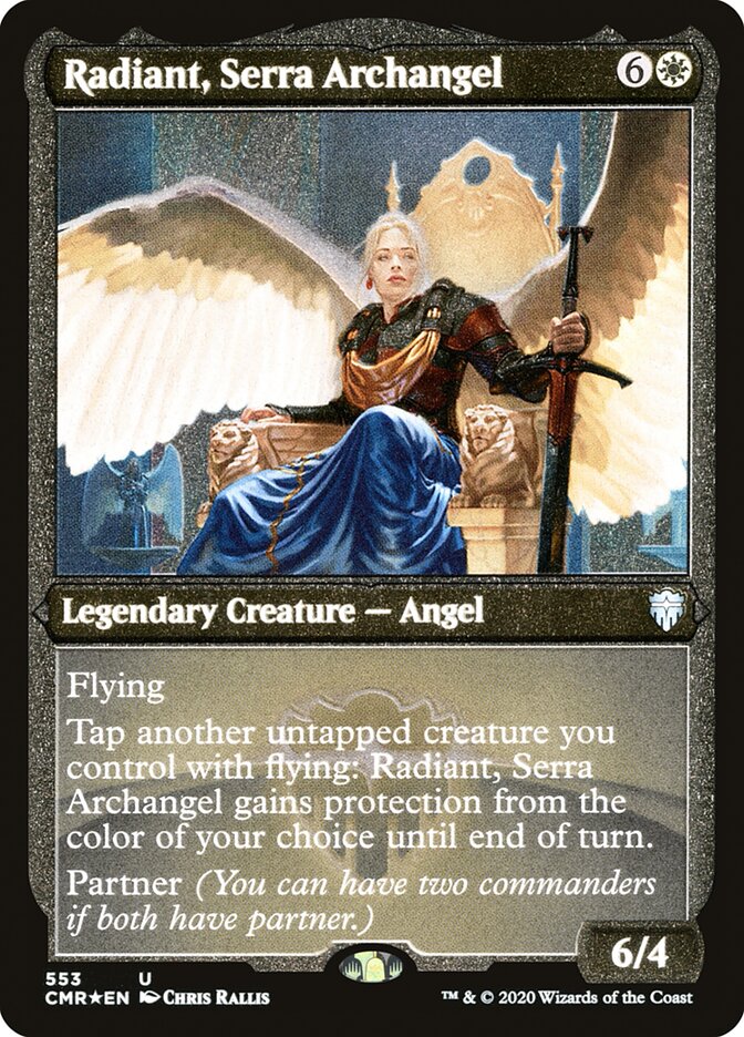 Radiant, Serra Archangel (Etched) [Commander Legends] - Magic: The Gathering - Card Brawlers | Quebec | Canada |