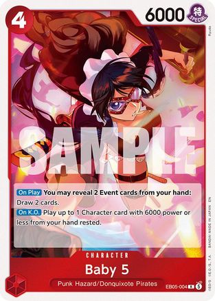 Baby 5 (EB05-004) - Extra Booster: One Piece Heroine's Edition Vol. 2 Foil - Extra Booster: One Piece Heroine's Edition Vol. 2 - Card Brawlers | Quebec | Canada |