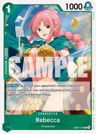 Rebecca (EB05-018) - Extra Booster: One Piece Heroine's Edition Vol. 2 Foil - Extra Booster: One Piece Heroine's Edition Vol. 2 - Card Brawlers | Quebec | Canada |