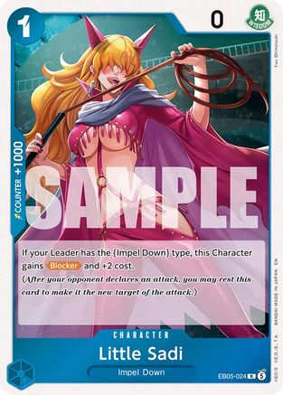 Little Sadi (EB05-024) - Extra Booster: One Piece Heroine's Edition Vol. 2 Foil - Extra Booster: One Piece Heroine's Edition Vol. 2 - Card Brawlers | Quebec | Canada |