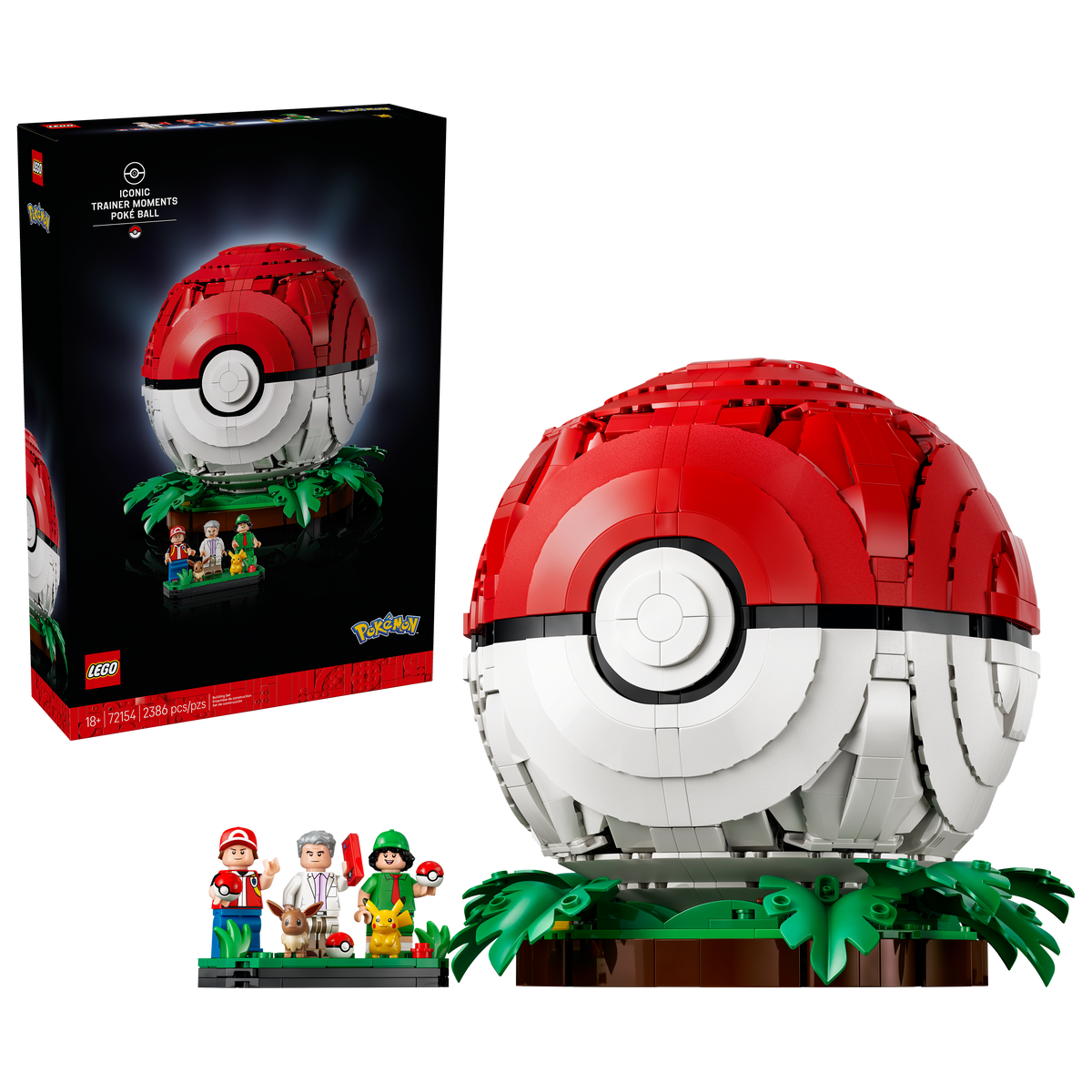 LEGO - Pokémon - Iconic Trainer Moments Poké Ball - Building Kit - 72154