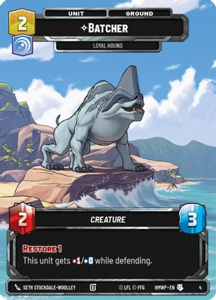 Batcher - Loyal Hound (4) - Homeworlds Weekly Play Promos