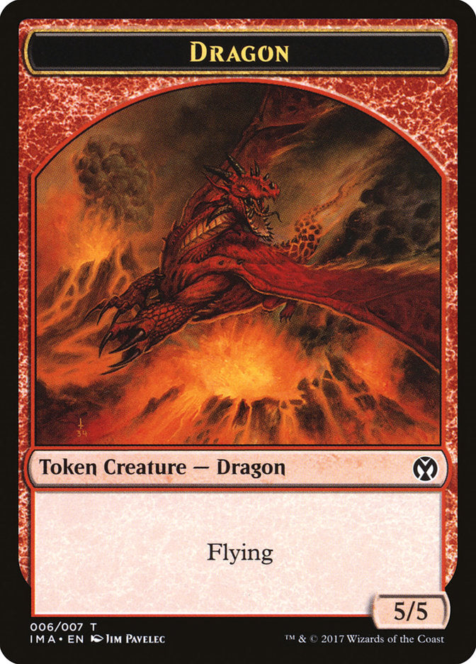 Dragon Token (006/007) [Iconic Masters Tokens] - Magic: The Gathering - Card Brawlers | Quebec | Canada |
