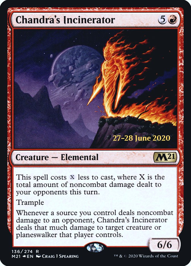 Chandra's Incinerator [Core Set 2021 Prerelease Promos] - Magic: The Gathering - Card Brawlers | Quebec | Canada |
