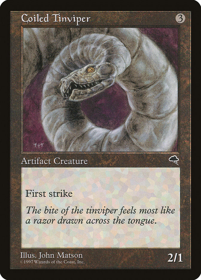 Coiled Tinviper [Tempest] - Magic: The Gathering - Card Brawlers | Quebec | Canada |