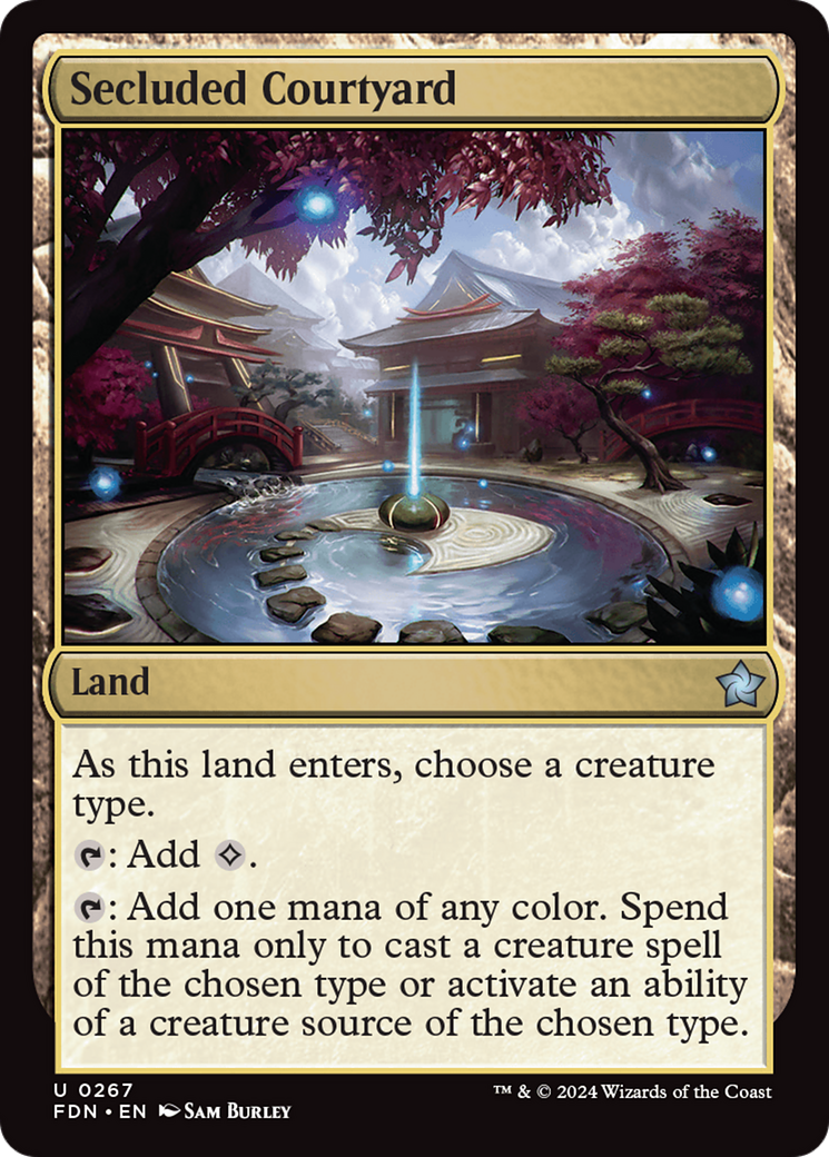 Secluded Courtyard [Foundations] - Magic: The Gathering - Card Brawlers | Quebec | Canada |