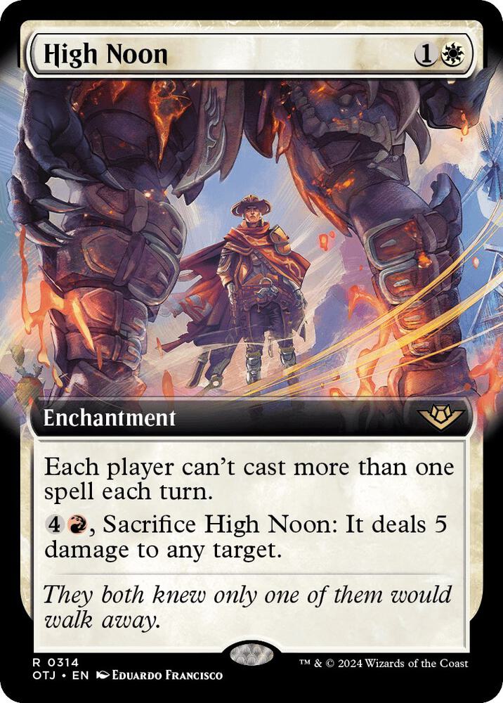High Noon (Extended Art) [Outlaws of Thunder Junction] - Magic: The Gathering - Card Brawlers | Quebec | Canada |