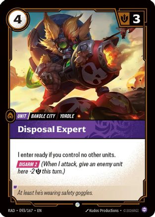 Disposal Expert (093/167) - Radiance - Radiance - Card Brawlers | Quebec | Canada |