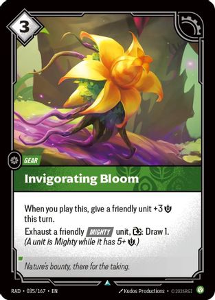 Invigorating Bloom (035/167) - Radiance Foil - Card Brawlers - Card Brawlers | Quebec | Canada |
