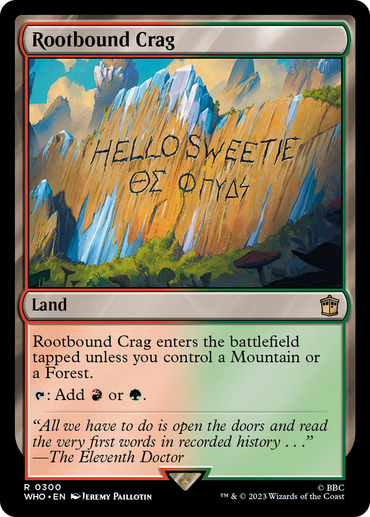 Rootbound Crag [Doctor Who] - Magic: The Gathering - Card Brawlers | Quebec | Canada |