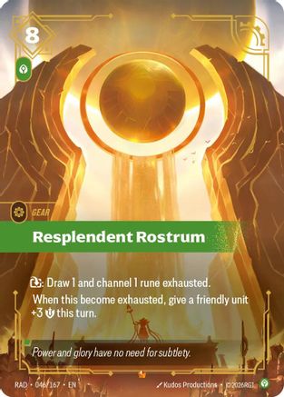 Resplendent Rostrum (046/167) - Radiance Foil - Radiance - Card Brawlers | Quebec | Canada |