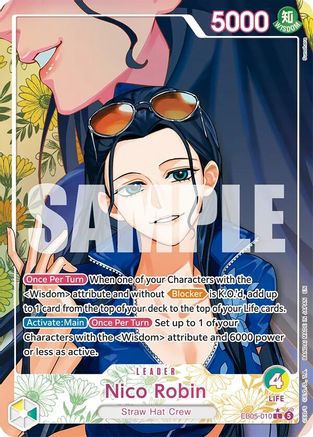 Nico Robin (010) (Alternate Art) (EB05-010) - Extra Booster: One Piece Heroine's Edition Vol. 2 Foil - Extra Booster: One Piece Heroine's Edition Vol. 2 - Card Brawlers | Quebec | Canada |