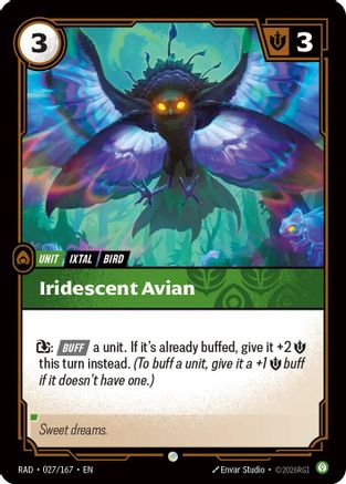 Iridescent Avian (027/167) - Radiance Foil - Card Brawlers - Card Brawlers | Quebec | Canada |