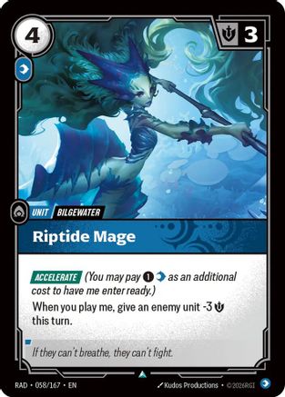 Riptide Mage (058/167) - Radiance Foil - Card Brawlers - Card Brawlers | Quebec | Canada |