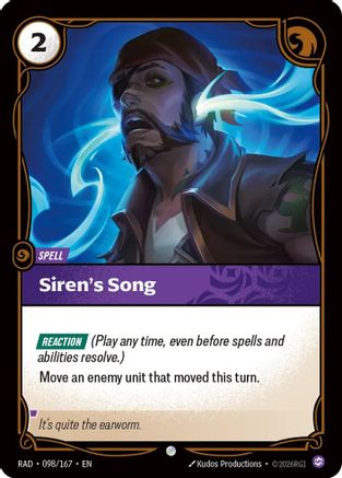 Siren's Song (098/167) - Radiance Foil - Card Brawlers - Card Brawlers | Quebec | Canada |