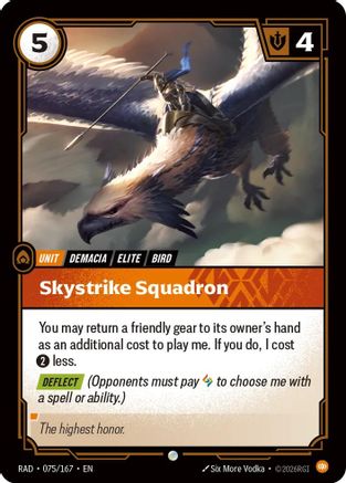 Skystrike Squadron (075/167) - Radiance Foil - Card Brawlers - Card Brawlers | Quebec | Canada |