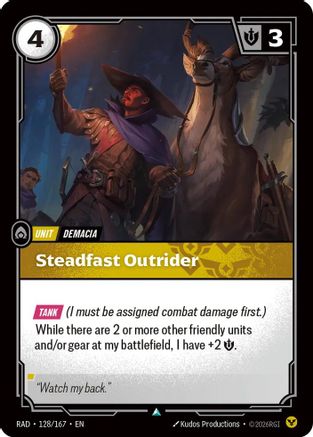 Steadfast Outrider (128/167) - Radiance Foil - Card Brawlers - Card Brawlers | Quebec | Canada |
