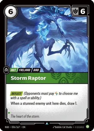 Storm Raptor (036/167) - Radiance Foil - Card Brawlers - Card Brawlers | Quebec | Canada |