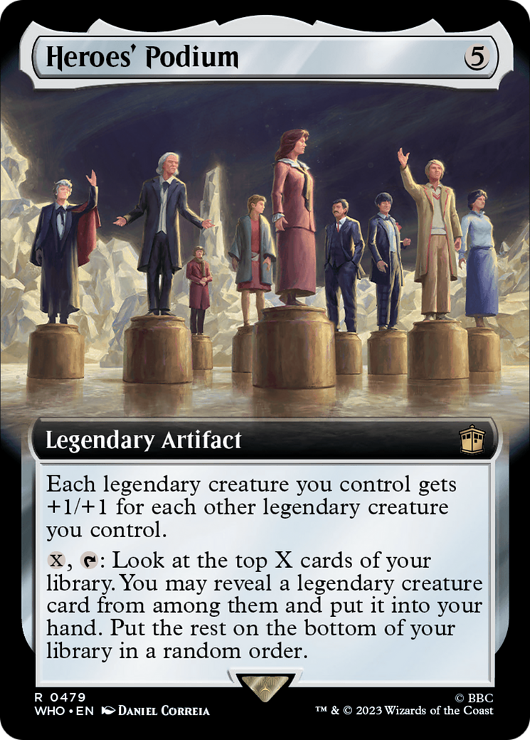Heroes' Podium (Extended Art) [Doctor Who] - Magic: The Gathering - Card Brawlers | Quebec | Canada |
