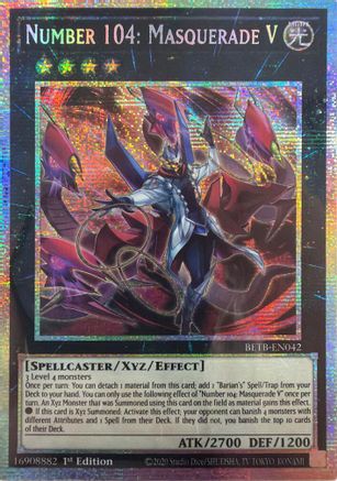 Number 104: Masquerade V (BETB-EN042) Starlight Rare - Beyond the Brave