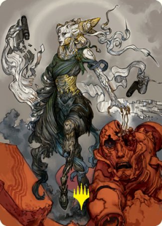 Tamiyo, Compleated Sage Art Card (Gold-Stamped Signature) [Kamigawa: Neon Dynasty Art Series] - Magic: The Gathering - Card Brawlers | Quebec | Canada |