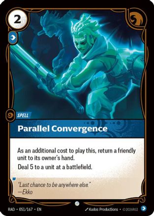 Parallel Convergence (051/167) - Radiance Foil - Card Brawlers - Card Brawlers | Quebec | Canada |