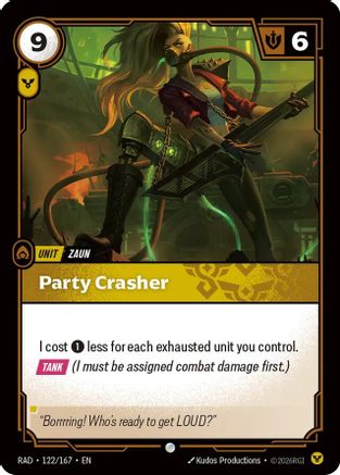 Party Crasher (122/167) - Radiance Foil - Card Brawlers - Card Brawlers | Quebec | Canada |