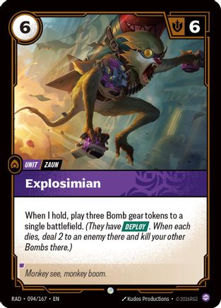 Explosimian (094/167) - Radiance Foil - Card Brawlers - Card Brawlers | Quebec | Canada |