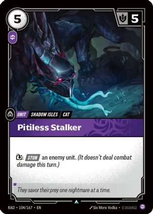 Pitiless Stalker (104/167) - Radiance Foil - Card Brawlers - Card Brawlers | Quebec | Canada |