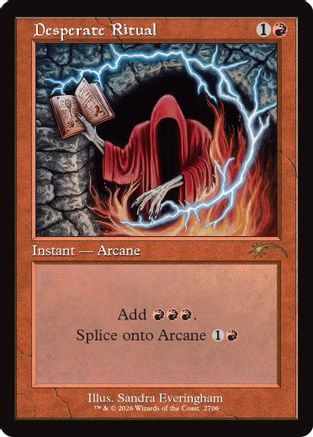 Desperate Ritual (2706) (Retro Frame) (SLD-2706) - Secret Lair Drop Series Foil - Wizards of the Coast - Card Brawlers | Quebec | Canada |