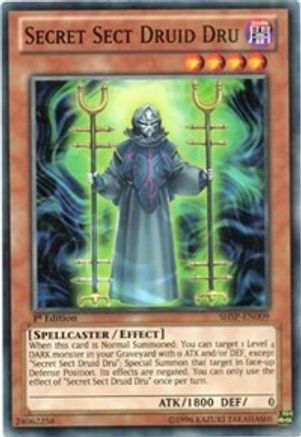 Secret Sect Druid Dru [SHSP-EN009] Common - Yu-Gi-Oh! - Card Brawlers | Quebec | Canada |