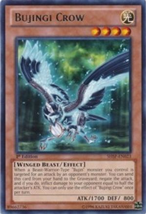 Bujingi Crow [SHSP-EN023] Rare - Yu-Gi-Oh! - Card Brawlers | Quebec | Canada |