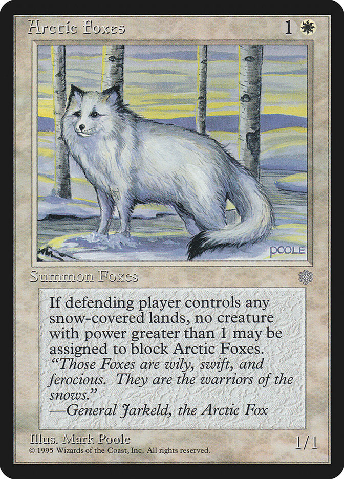 Arctic Foxes [Ice Age] - Magic: The Gathering - Card Brawlers | Quebec | Canada |