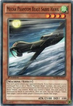 Mecha Phantom Beast Sabre Hawk [SHSP-EN027] Common - Yu-Gi-Oh! - Card Brawlers | Quebec | Canada |