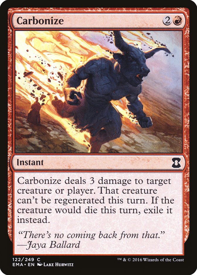 Carbonize [Eternal Masters] - Magic: The Gathering - Card Brawlers | Quebec | Canada |