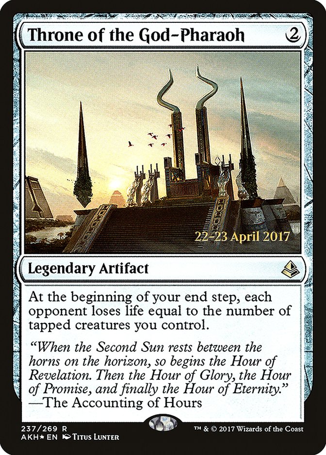 Throne of the God-Pharaoh [Amonkhet Prerelease Promos] - Magic: The Gathering - Card Brawlers | Quebec | Canada |