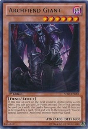 Archfiend Giant [SHSP-EN083] Rare - Yu-Gi-Oh! - Card Brawlers | Quebec | Canada |
