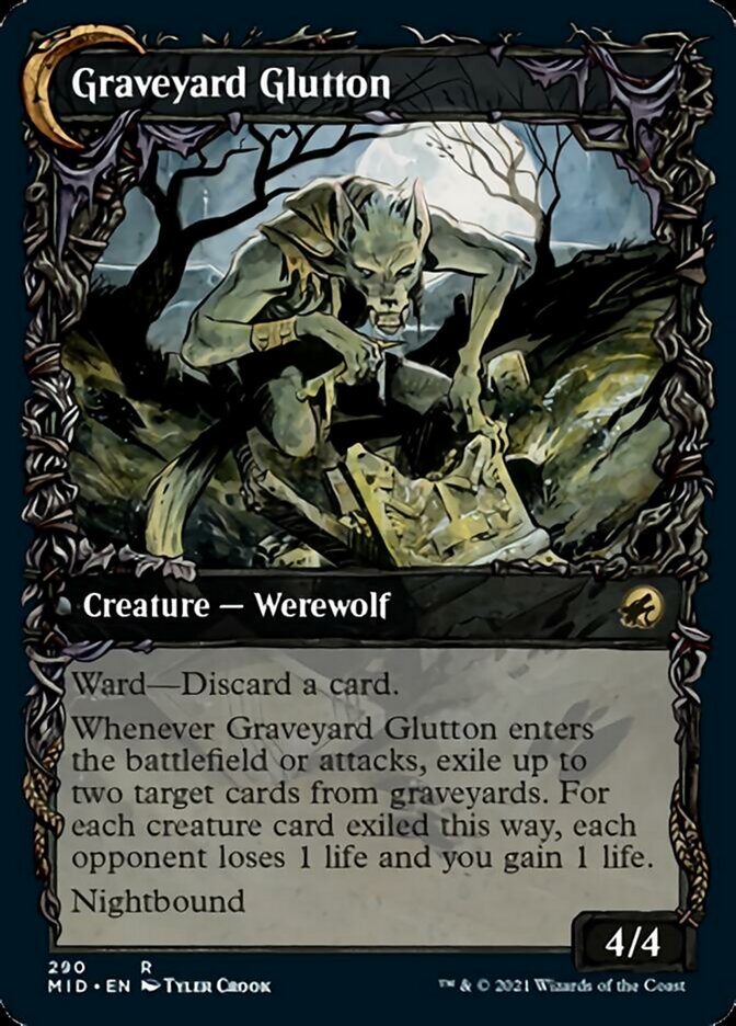 Graveyard Trespasser // Graveyard Glutton (Showcase Equinox) [Innistrad: Midnight Hunt] - Magic: The Gathering - Card Brawlers | Quebec | Canada |