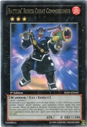 Battlin' Boxer Cheat Commissioner [SHSP-EN049] Rare - Yu-Gi-Oh! - Card Brawlers | Quebec | Canada |