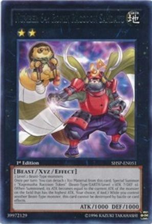 Number 64: Ronin Raccoon Sandayu [SHSP-EN051] Rare - Yu-Gi-Oh! - Card Brawlers | Quebec | Canada |