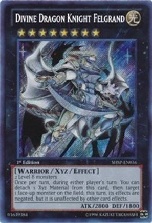 Divine Dragon Knight Felgrand [SHSP-EN056] Secret Rare - Yu-Gi-Oh! - Card Brawlers | Quebec | Canada |