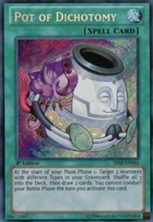 Pot of Dichotomy [SHSP-EN065] Secret Rare - Yu-Gi-Oh! - Card Brawlers | Quebec | Canada |