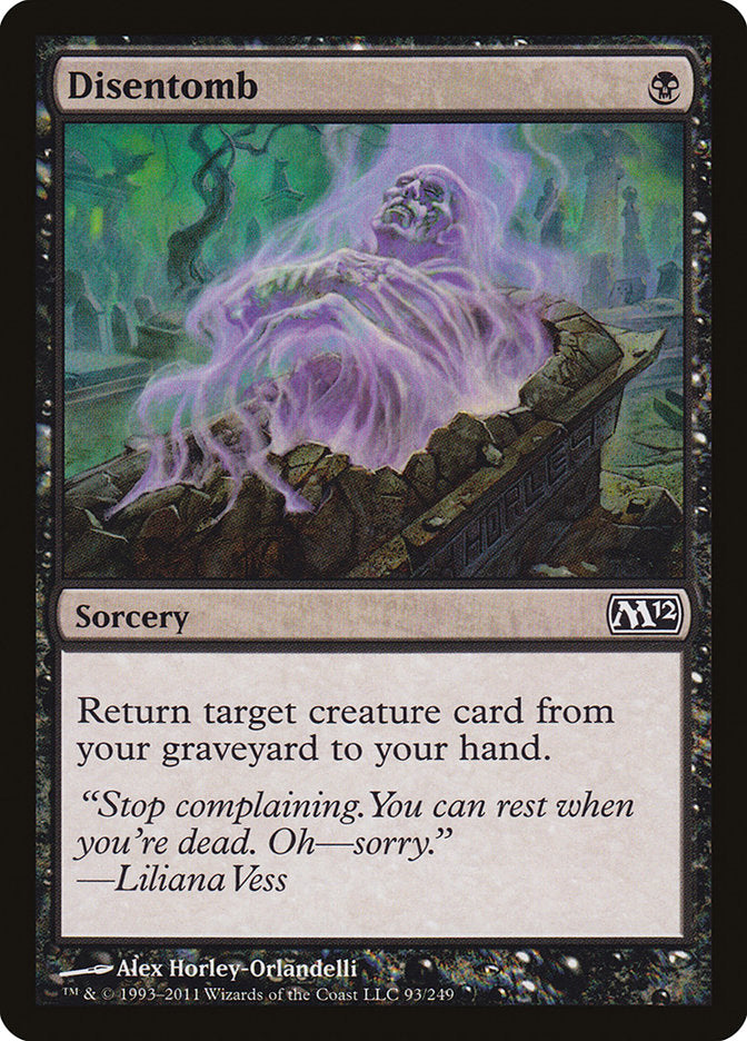 Disentomb [Magic 2012] - Magic: The Gathering - Card Brawlers | Quebec | Canada |