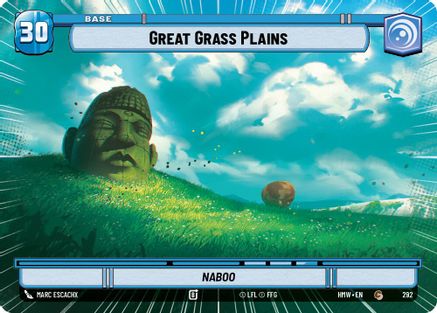 Great Glass Plains // Beast (T08) (Hyperspace) (292 // T08/05) - Homeworlds - Star Wars: Unlimited - Card Brawlers | Quebec | Canada |