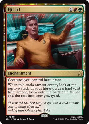 Hit It! (TRK-240) - Star Trek Foil