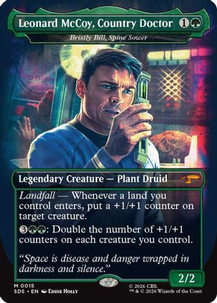 Leonard McCoy, Country Doctor - Bristly Bill, Spine Sower (Borderless) (SDS-015) - Star Trek: Stardates