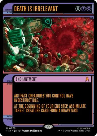 Death Is Irrelevant (Showcase) (TRK-375) - Star Trek Foil - Wizards of the Coast - Card Brawlers | Quebec | Canada |