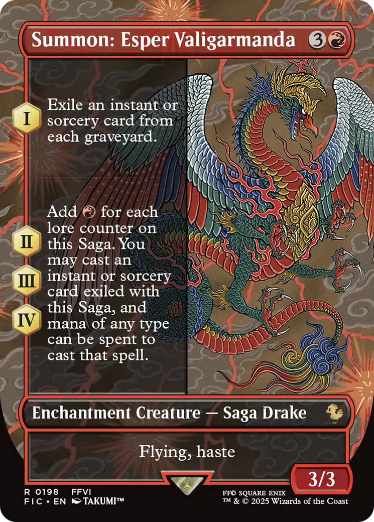Summon: Esper Valigarmanda (Borderless) [FINAL FANTASY Commander] - Magic: The Gathering - Card Brawlers | Quebec | Canada |