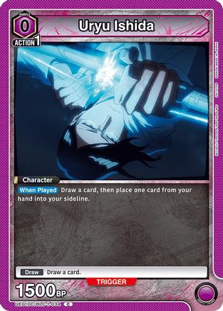 Uryu Ishida (UE01DC/BLC-1-034) - UE10DC Bleach Thousand Year Blood War Advanced Deck Foil - Bandai - Union Arena - Card Brawlers | Quebec | Canada |