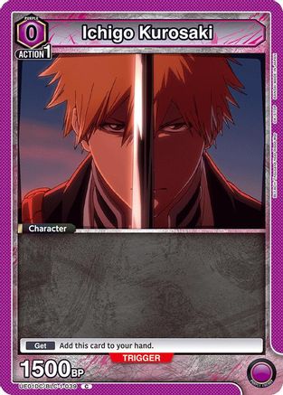 Ichigo Kurosaki (039) (UE01DC/BLC-1-039) - UE10DC Bleach Thousand Year Blood War Advanced Deck Foil - Bandai - Union Arena - Card Brawlers | Quebec | Canada |